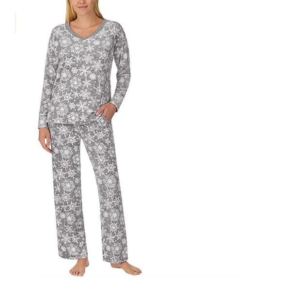 *Nautica Women's 2 Piece Cozy Fleece Pajama Sleepwear Set - SMALL - Picture 1 of 1